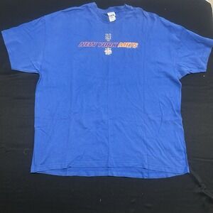 Vintage CSA New York Mets 2008 Short Sleeve T Shirt Men's 3XL Blue Graphic
